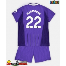Camisa de Futebol Tottenham Hotspur Omar Marmoush #22 Equipamento Alternativo Infantil 2026-27 Manga Curta (+ Calças curtas)